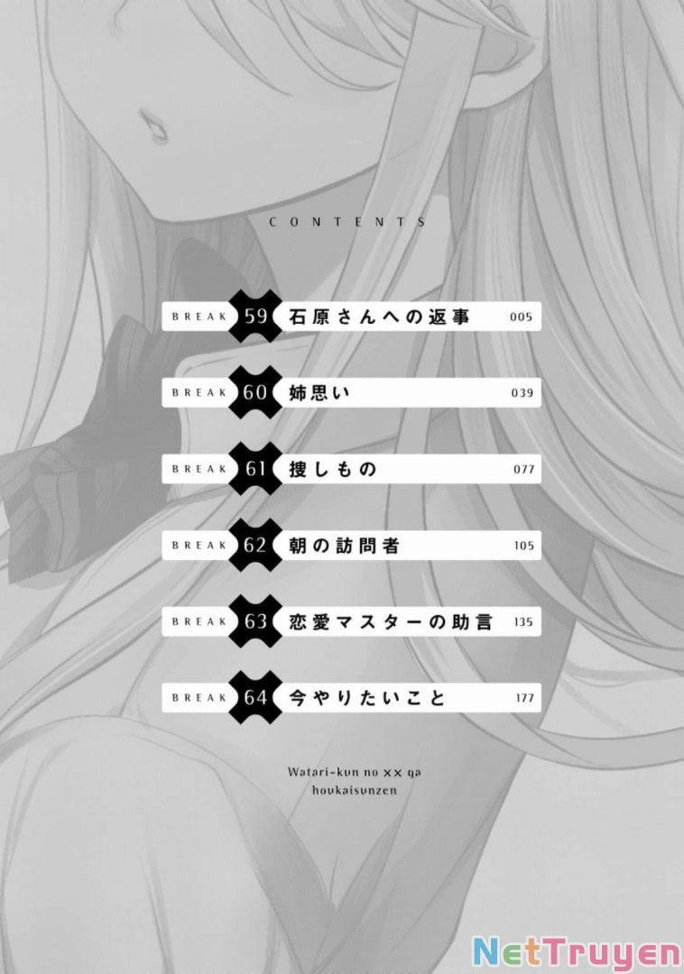 Watari-Kun No Xx Ga Houkai Sunzen 62 trang 4