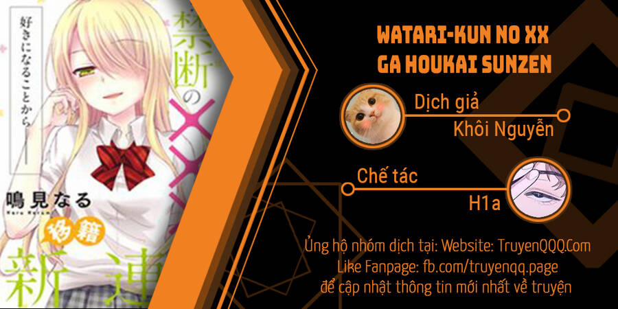 Watari-Kun No Xx Ga Houkai Sunzen 65.5 trang 15