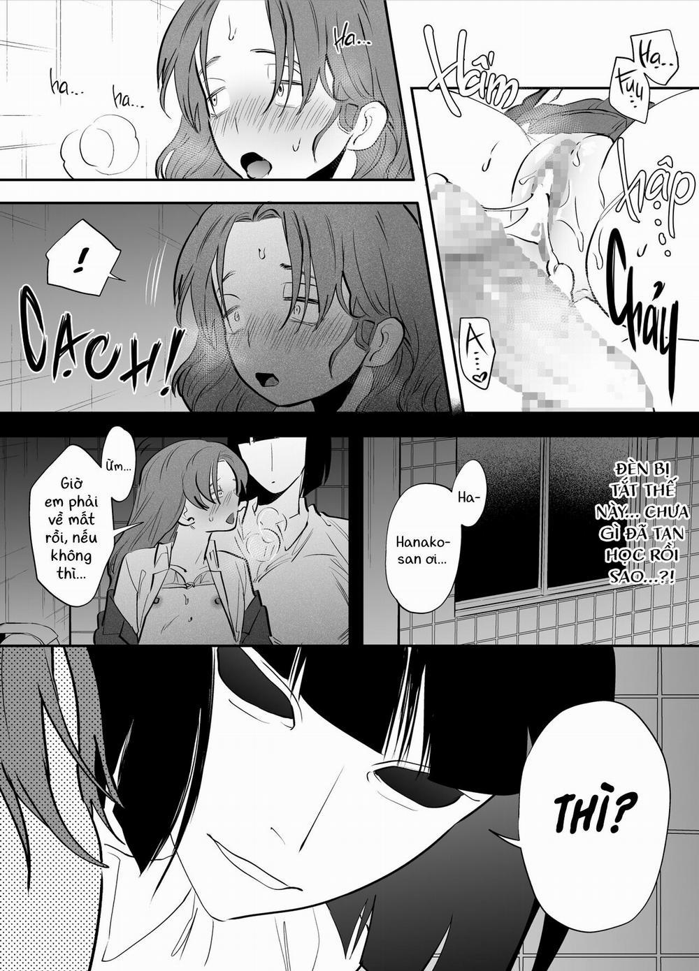 Watashi to toire to futanari Hanako-san Oneshot trang 16