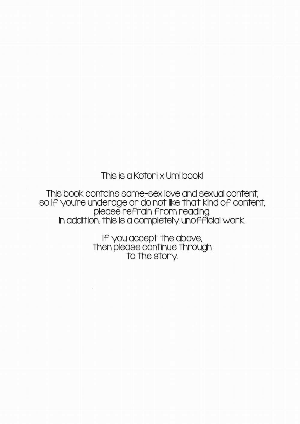 Watashi wa Harenchi dewa Arimasen (Love Live!) Oneshot trang 1