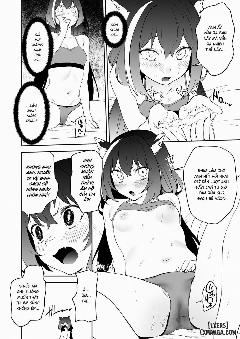Weak Pussy Kyaru-chan and Weak Dick Kishi-kun Oneshot trang 8
