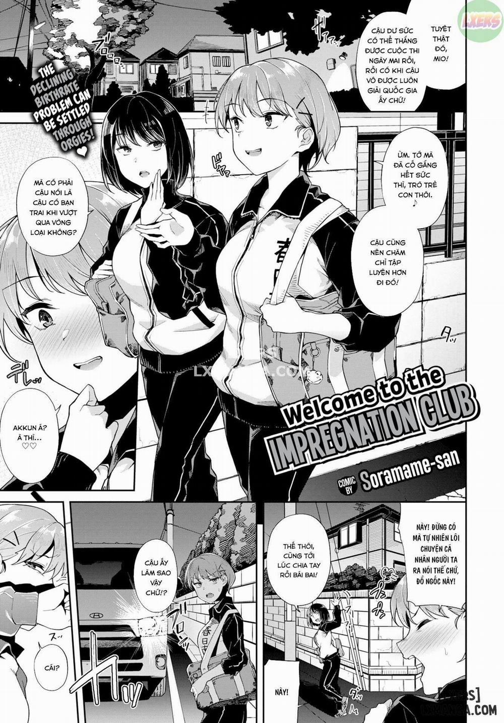 Welcome to the Impregnation Club Oneshot trang 0