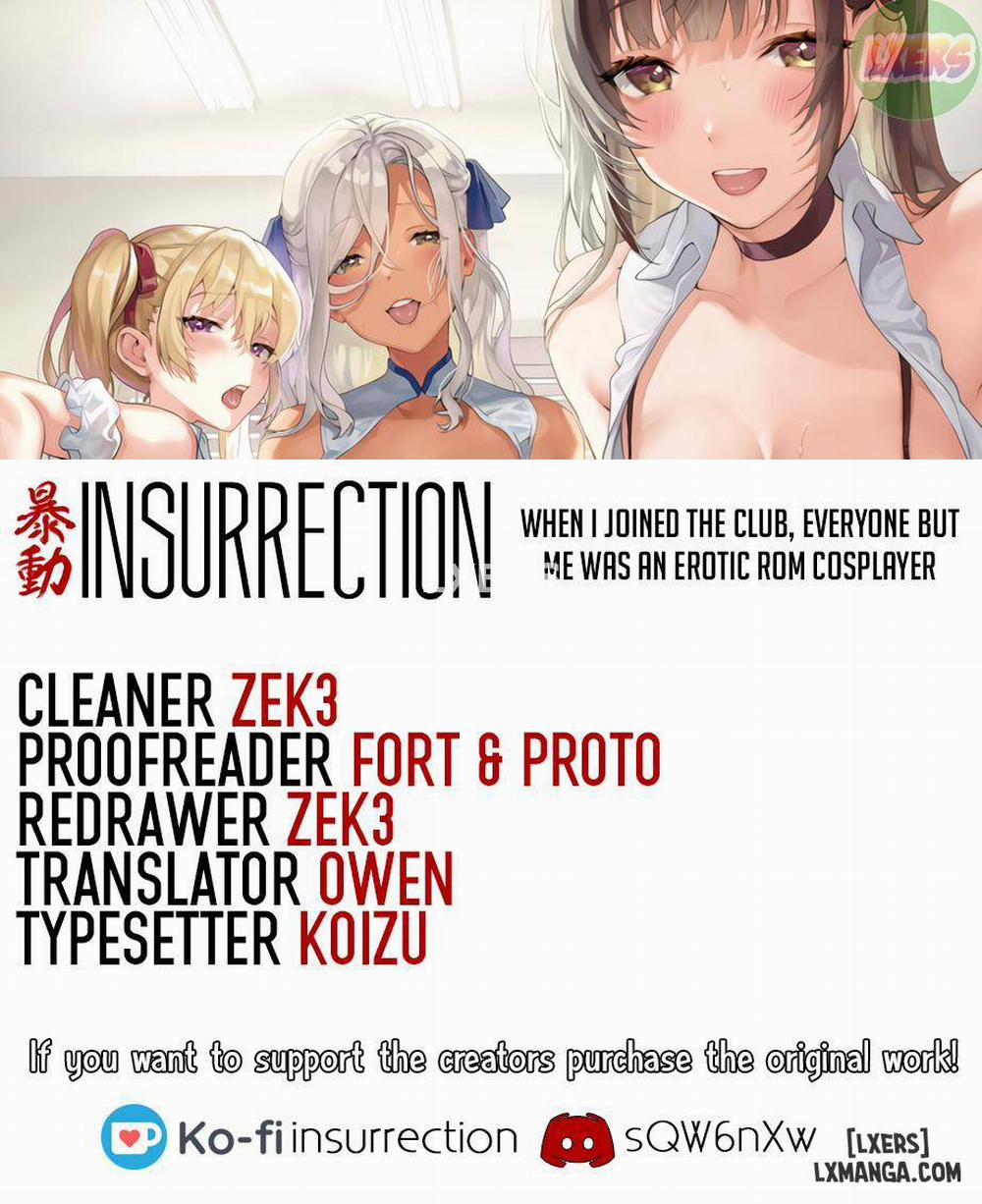 When I joined the club, everyone but me was an erotic ROM cosplayer Oneshot trang 28
