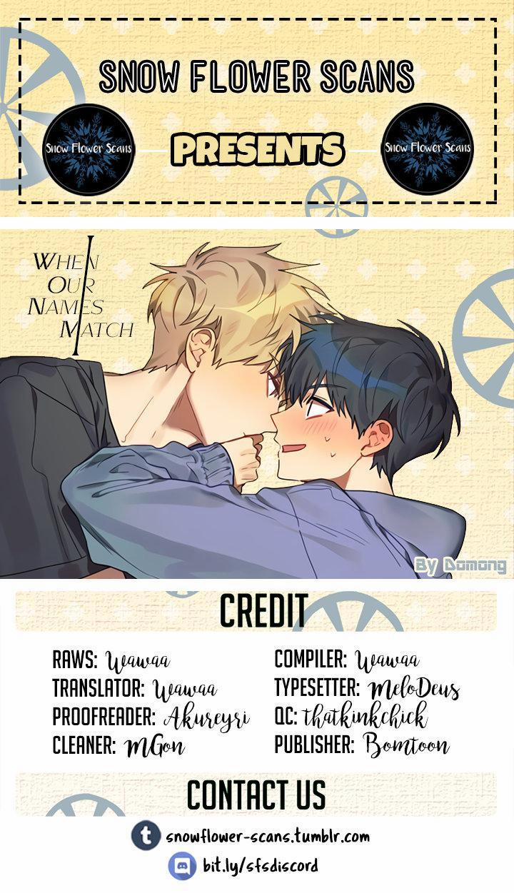 When Our Names Match 1 trang 0