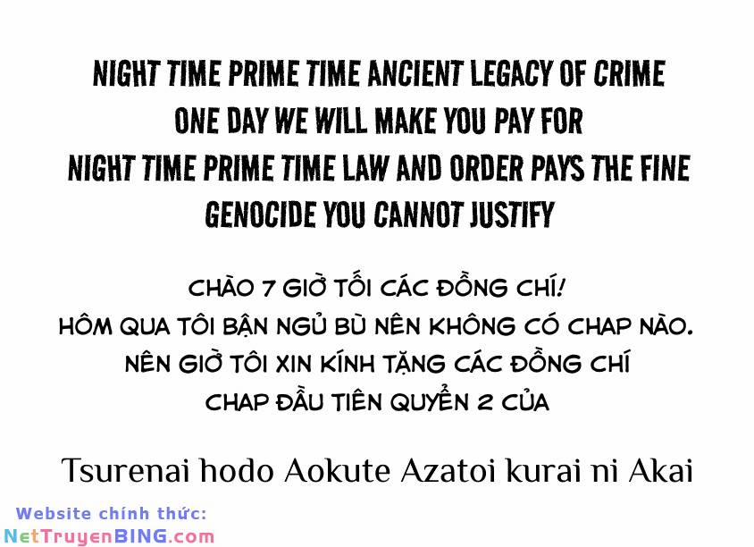 Xanh Của Lạnh Lùng. Đỏ Của Xảo Quyệt. 8 trang 1