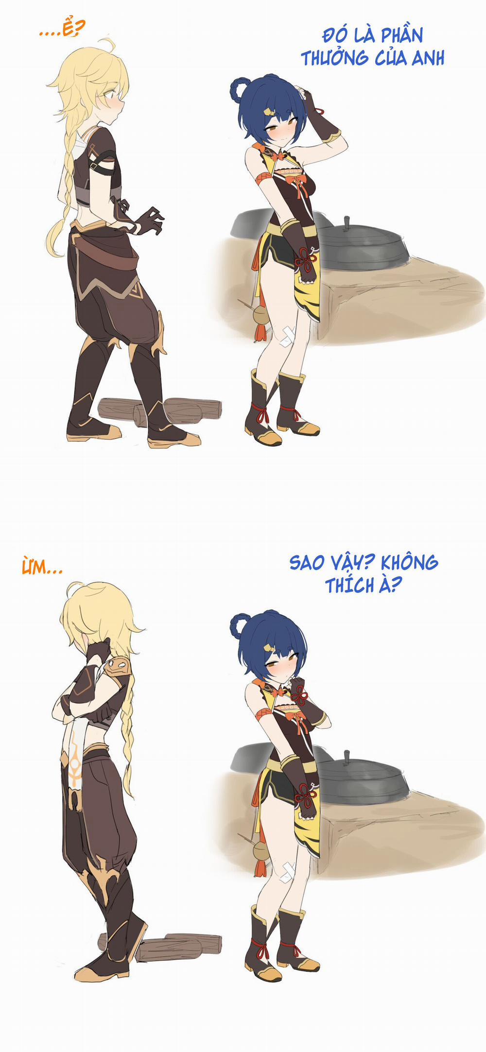 Xiangling sếch với Aether Oneshot trang 3