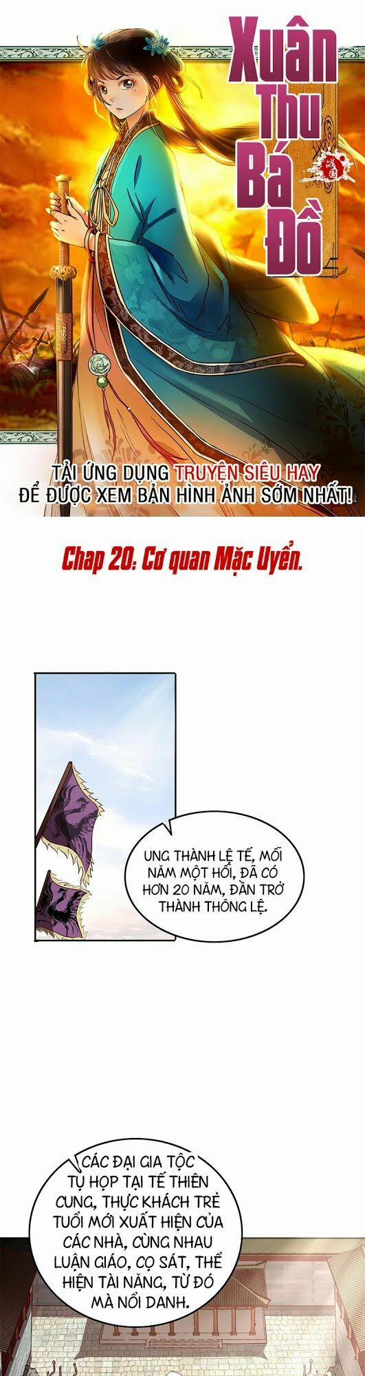 Xuân Thu Bá Đồ 20 trang 1