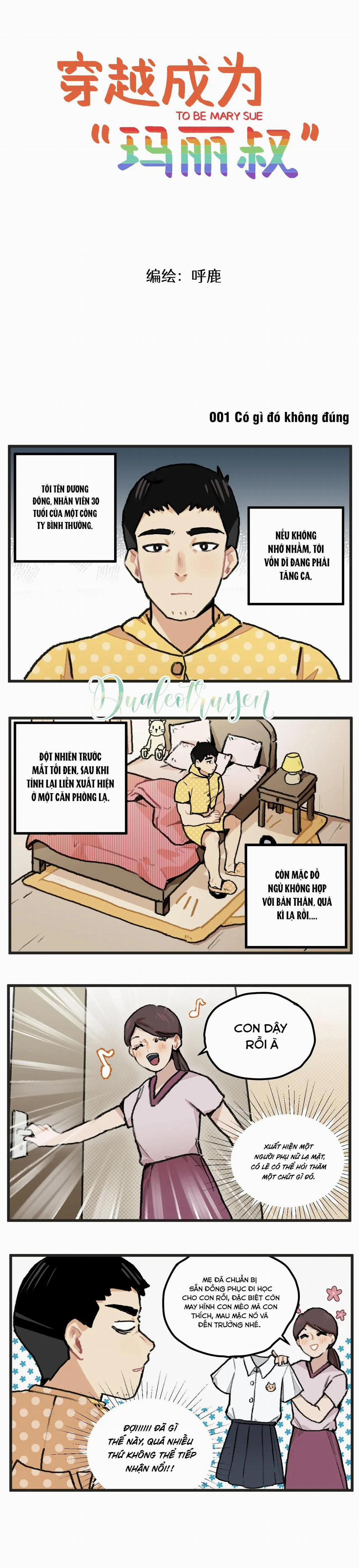 Xuyên Việt Trở Thành Nữ Chính Marry Sue 1 trang 0