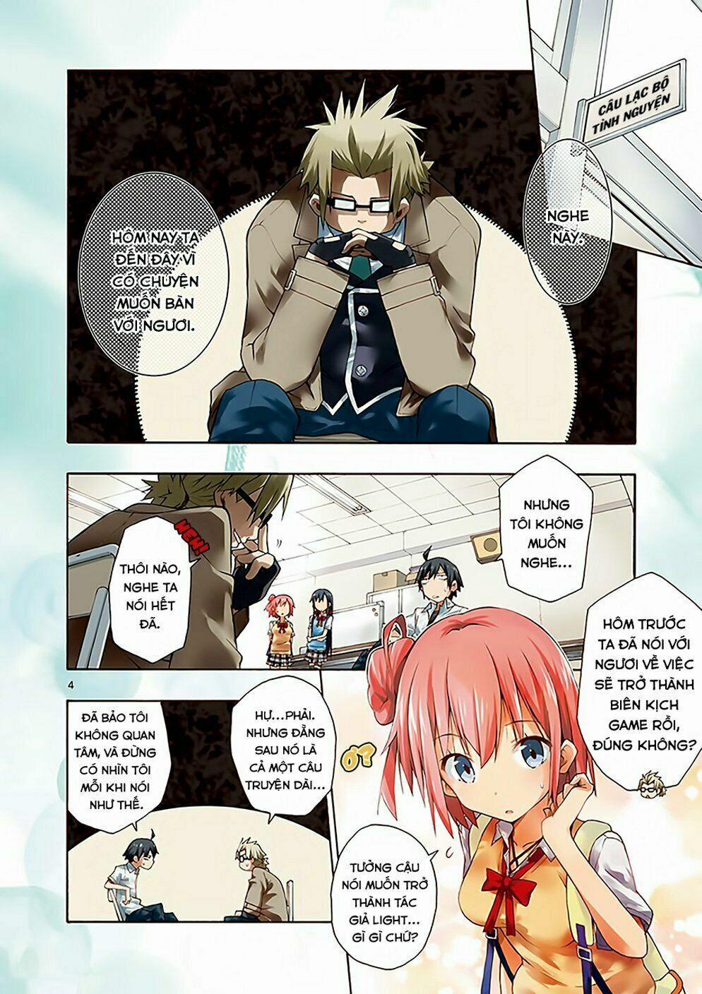 Yahari Ore No Seishun Rabukome Wa Machigatte Iru 18 trang 4