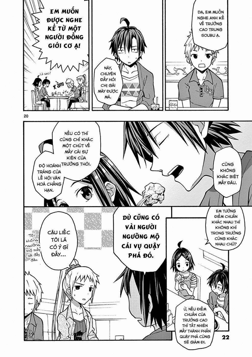 Yahari Ore No Seishun Rabukome Wa Machigatte Iru 30 trang 17