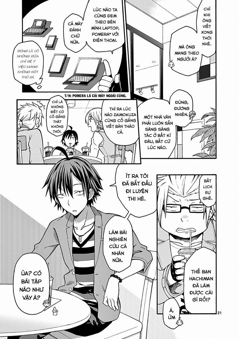 Yahari Ore No Seishun Rabukome Wa Machigatte Iru 31 trang 21