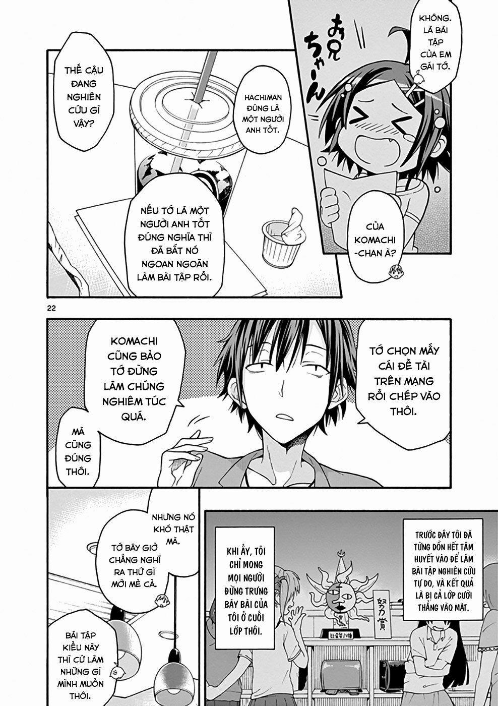 Yahari Ore No Seishun Rabukome Wa Machigatte Iru 31 trang 22