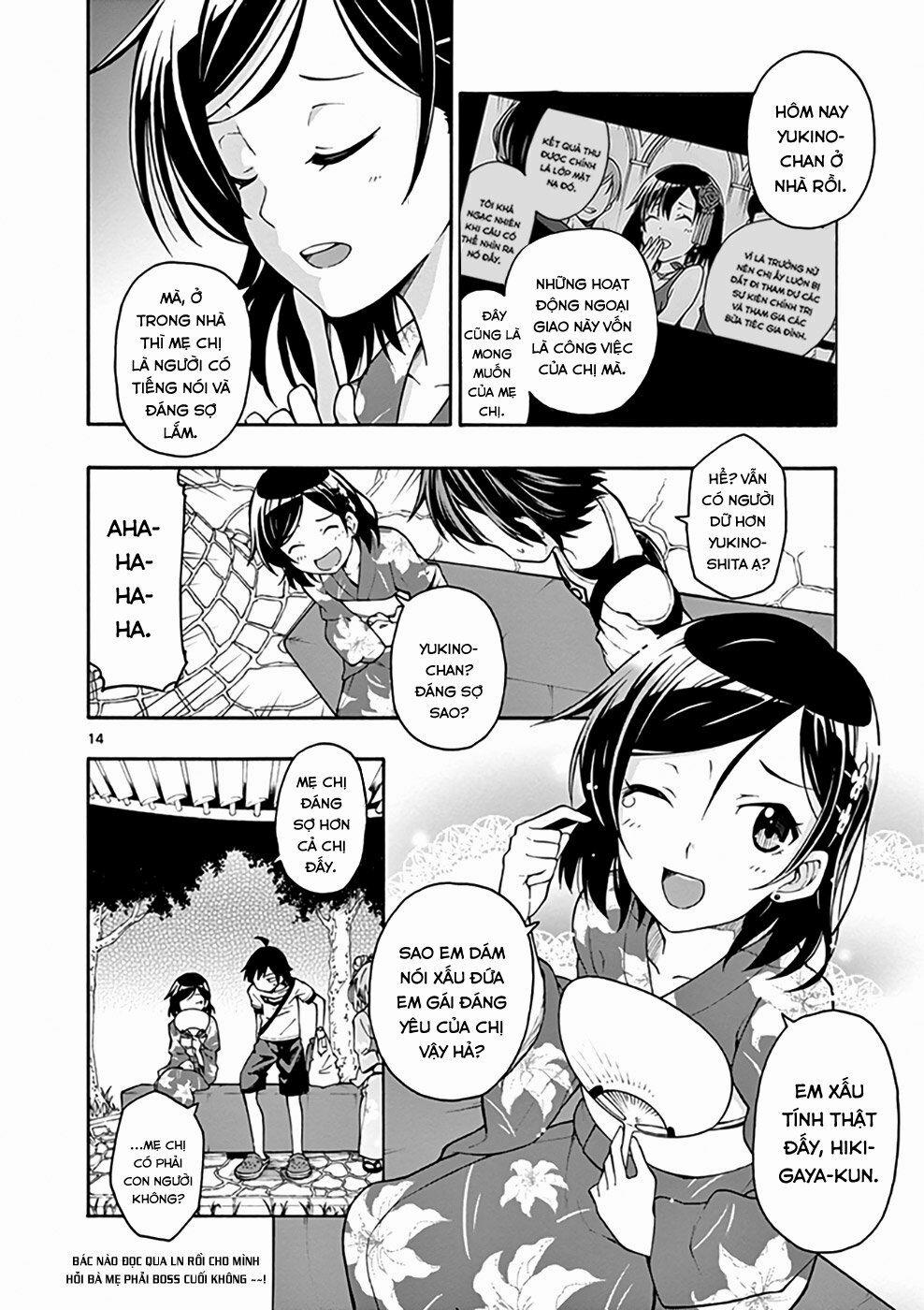 Yahari Ore No Seishun Rabukome Wa Machigatte Iru 34 trang 13