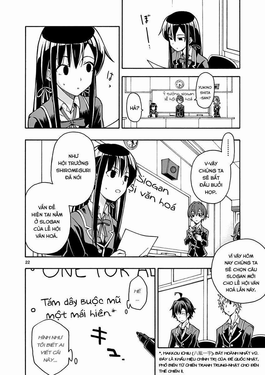 Yahari Ore No Seishun Rabukome Wa Machigatte Iru 39 trang 21