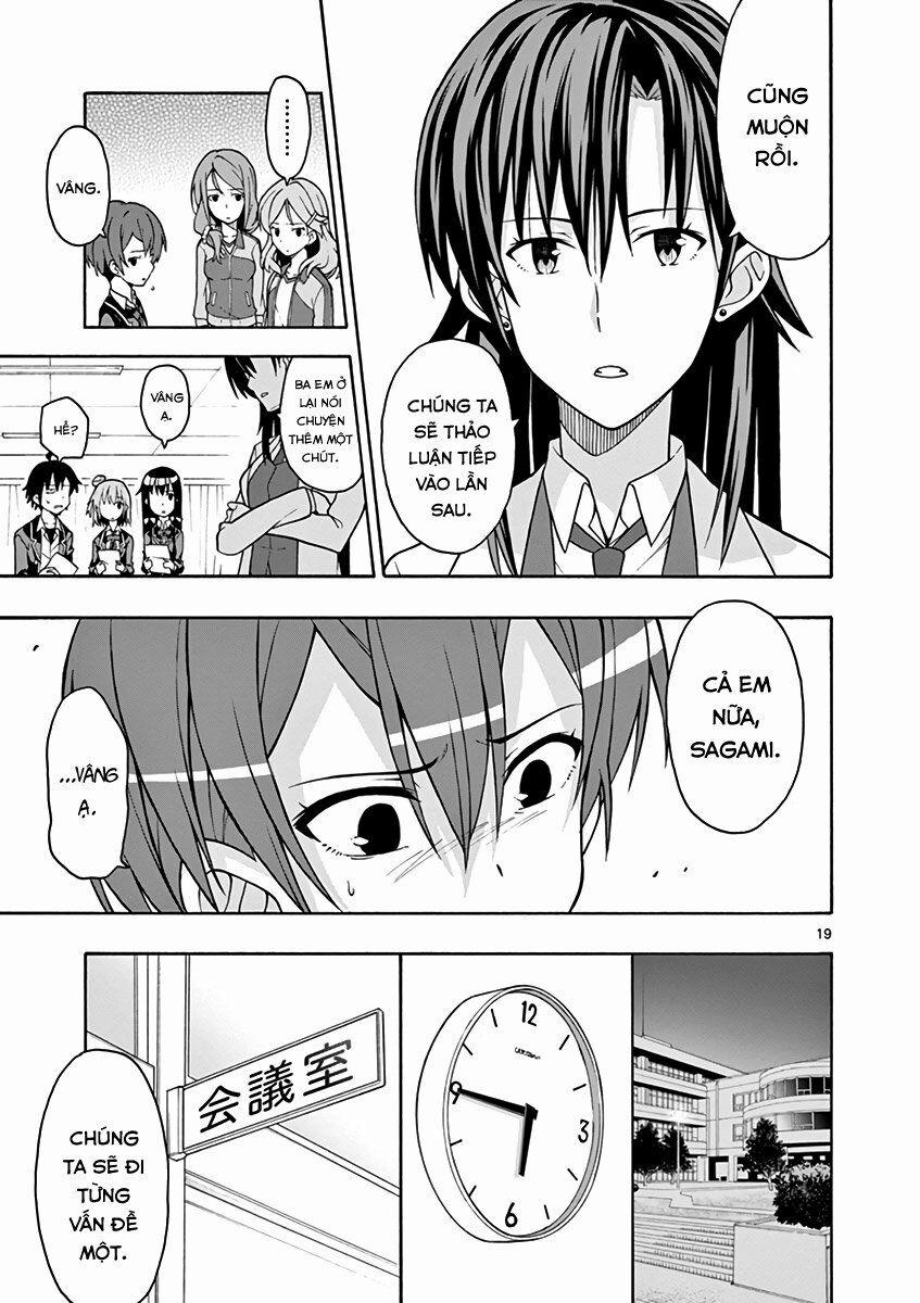 Yahari Ore No Seishun Rabukome Wa Machigatte Iru 45 trang 18