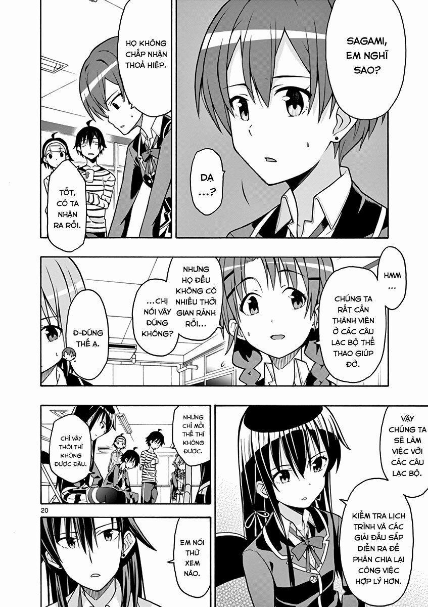 Yahari Ore No Seishun Rabukome Wa Machigatte Iru 45 trang 19