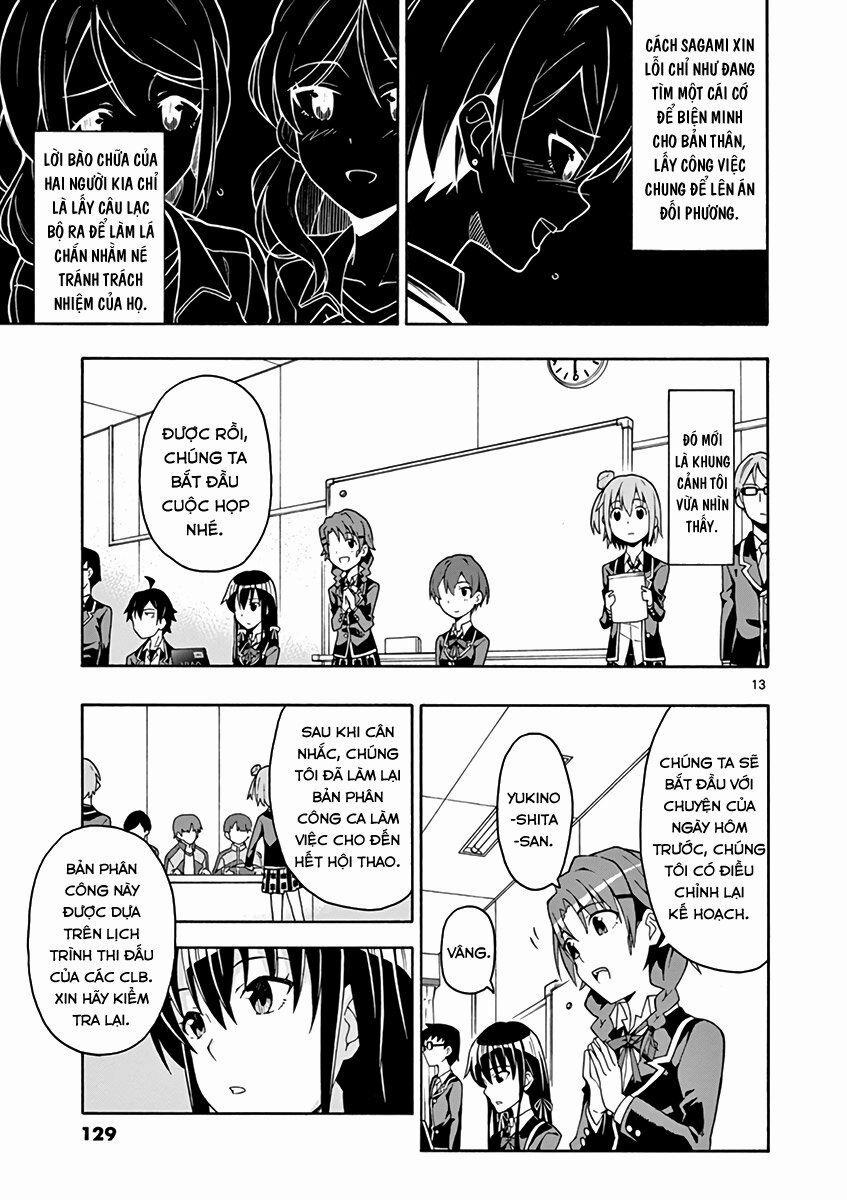 Yahari Ore No Seishun Rabukome Wa Machigatte Iru 46 trang 13