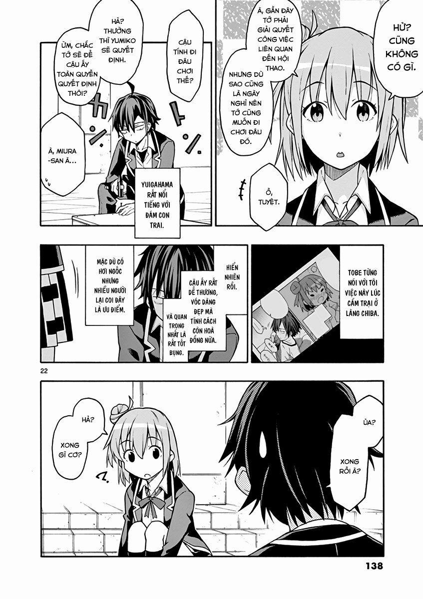 Yahari Ore No Seishun Rabukome Wa Machigatte Iru 46 trang 22