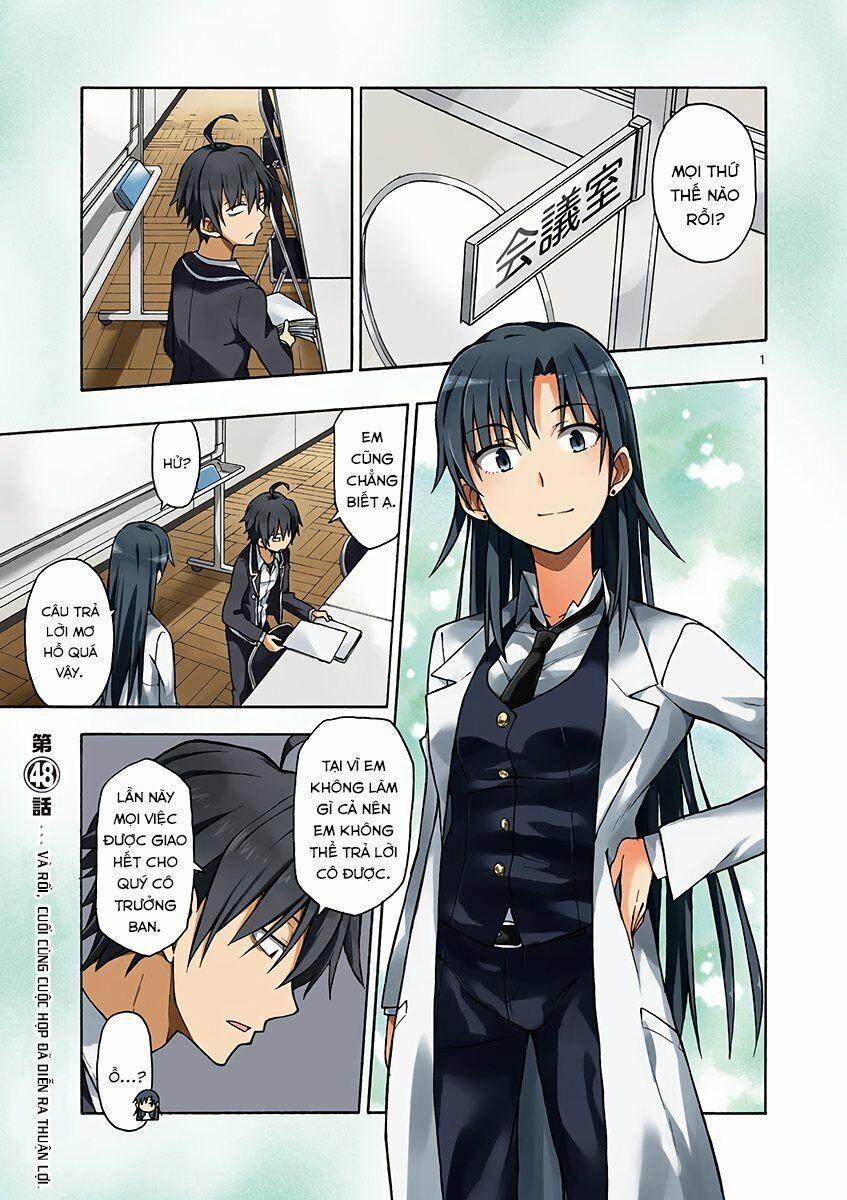 Yahari Ore No Seishun Rabukome Wa Machigatte Iru 48 trang 0