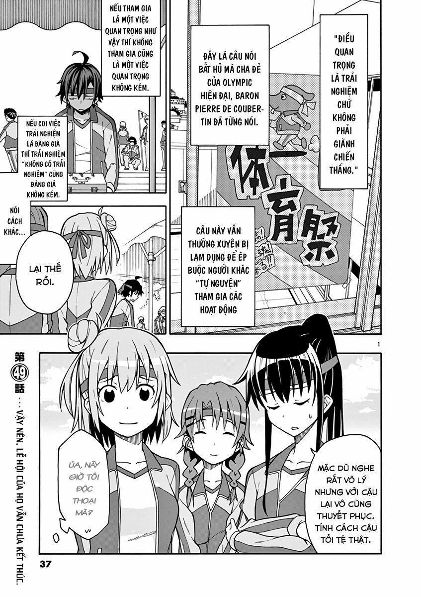 Yahari Ore No Seishun Rabukome Wa Machigatte Iru 49 trang 0