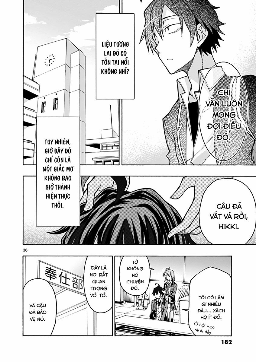 Yahari Ore No Seishun Rabukome Wa Machigatte Iru 58 trang 35