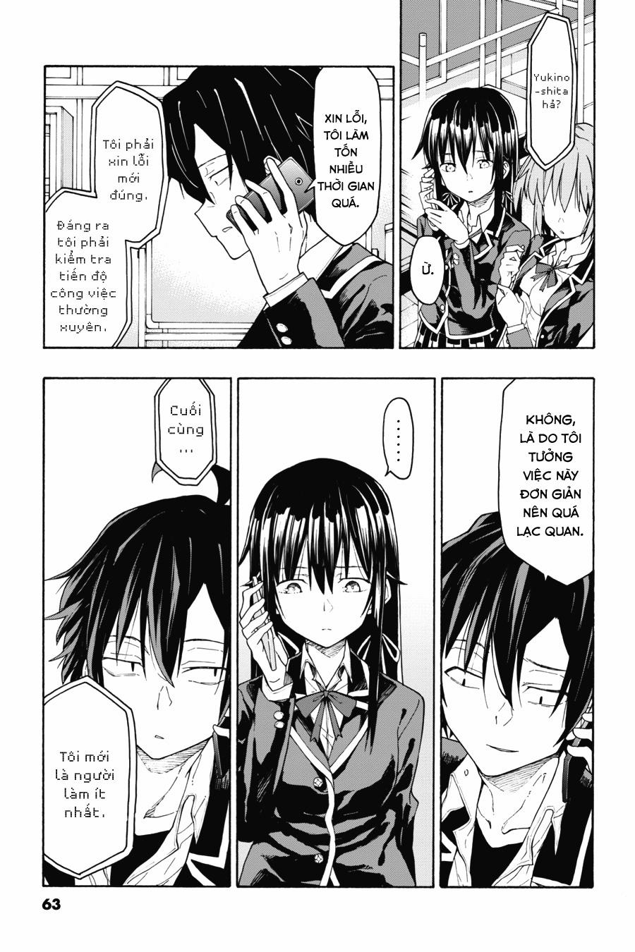 Yahari Ore No Seishun Rabukome Wa Machigatte Iru 72 trang 22