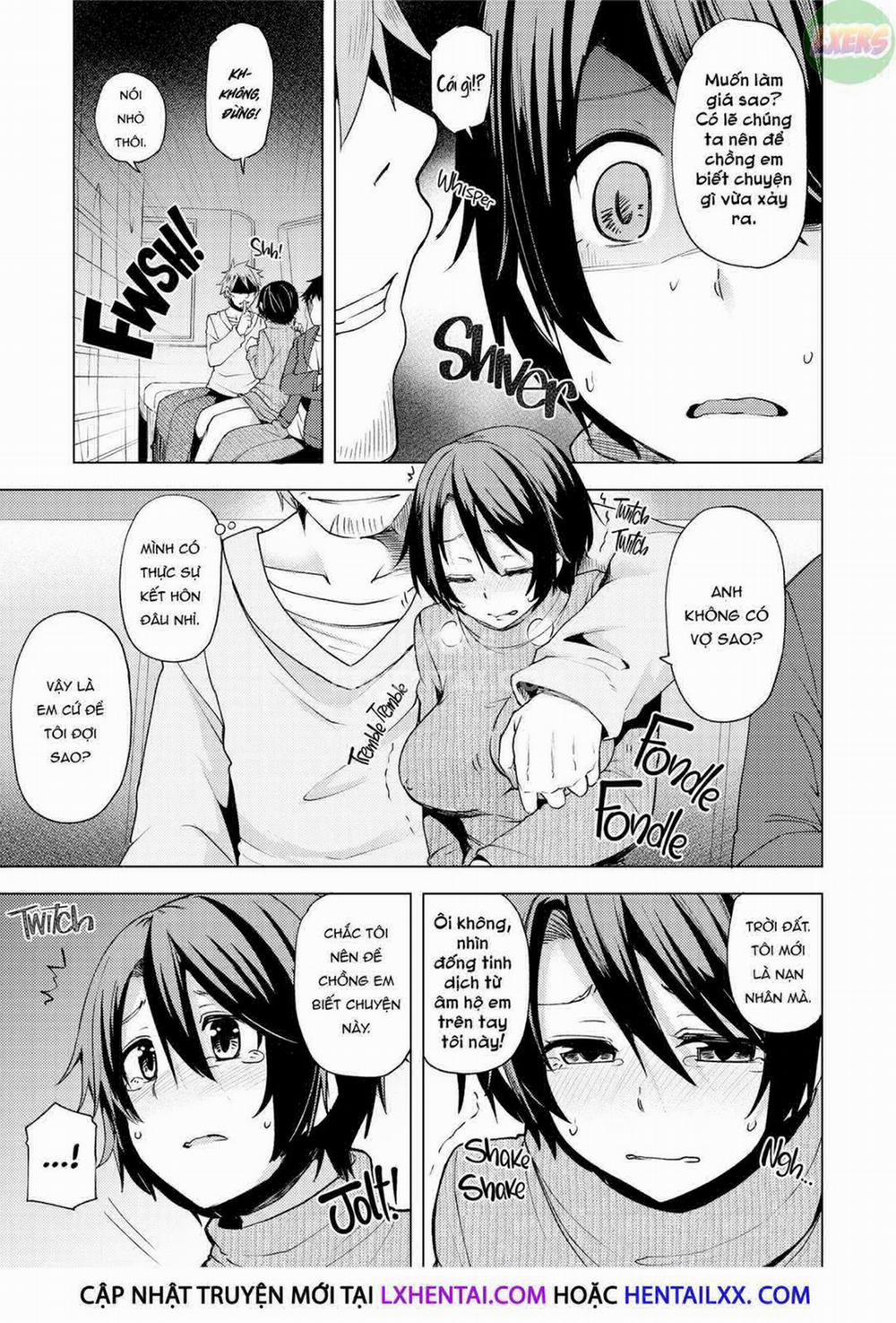 Yakou Bus de Chikan Sarete Netorareta Tsuma Oneshot trang 12