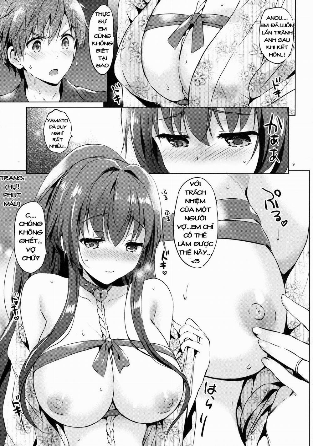 Yamato chủ động đêm tân hôn (Kancolle) One shot trang 8