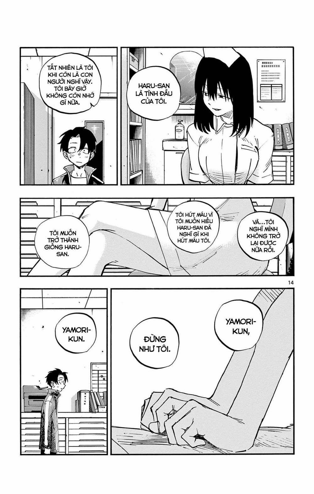 Yofukashi No Uta 0 Những năm tháng tôi 0 bên cô trang 14