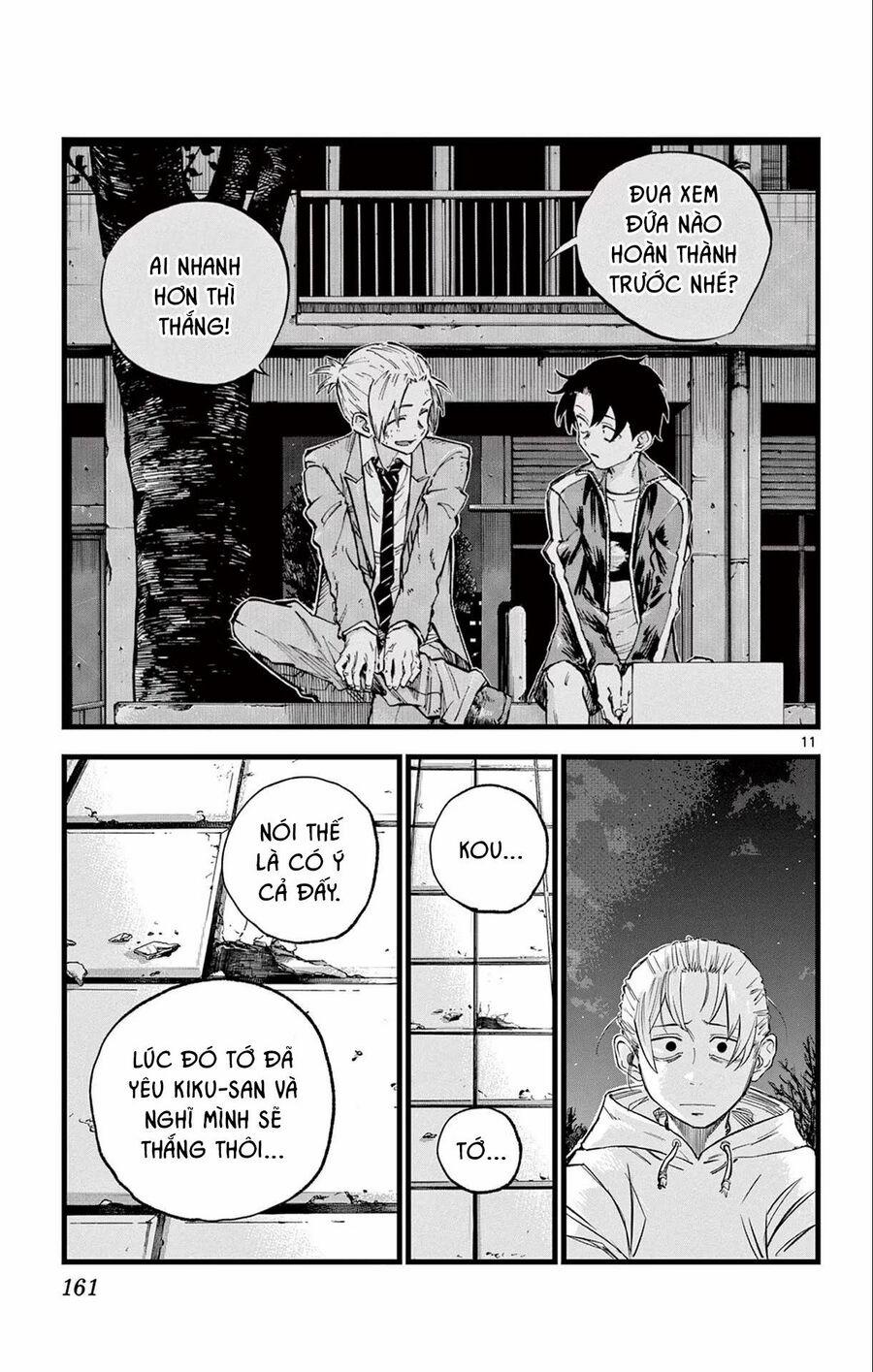 Yofukashi No Uta 158 trang 10