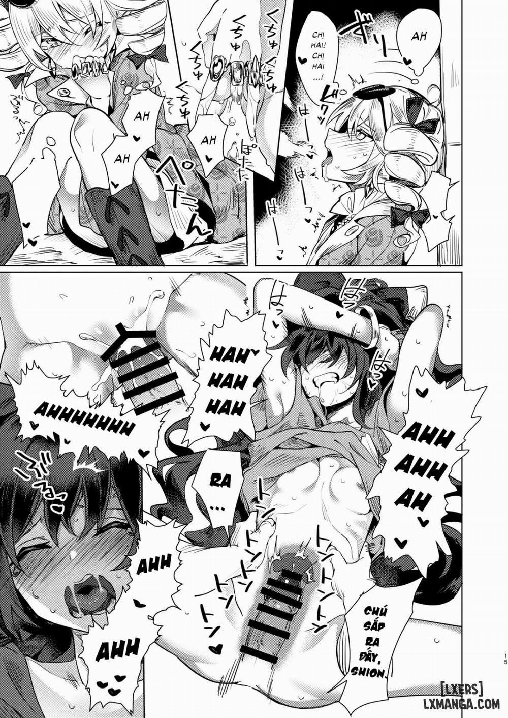 Yorigami Shimai no Erohon Oneshot trang 14