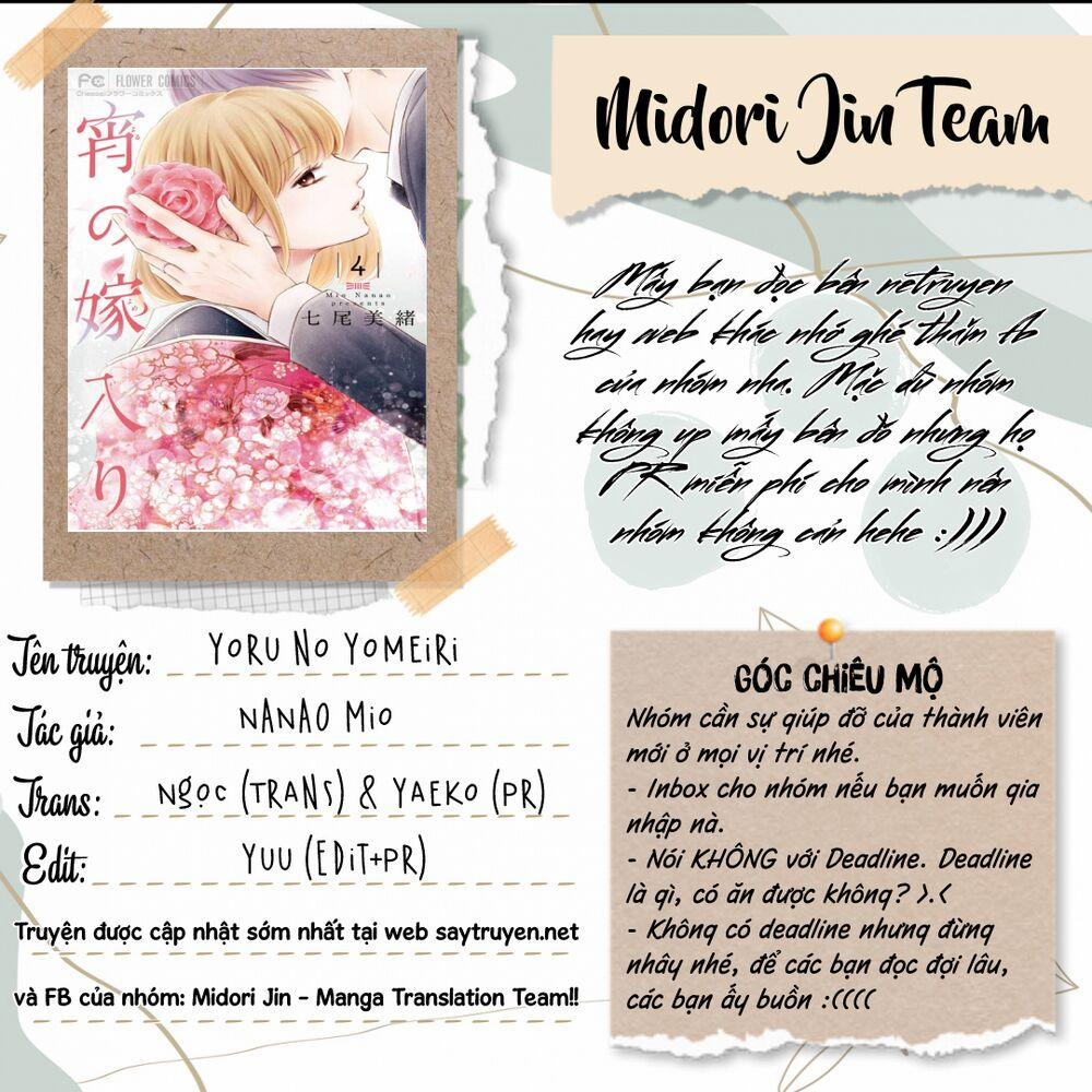 Yoru No Yomeiri 11 trang 2