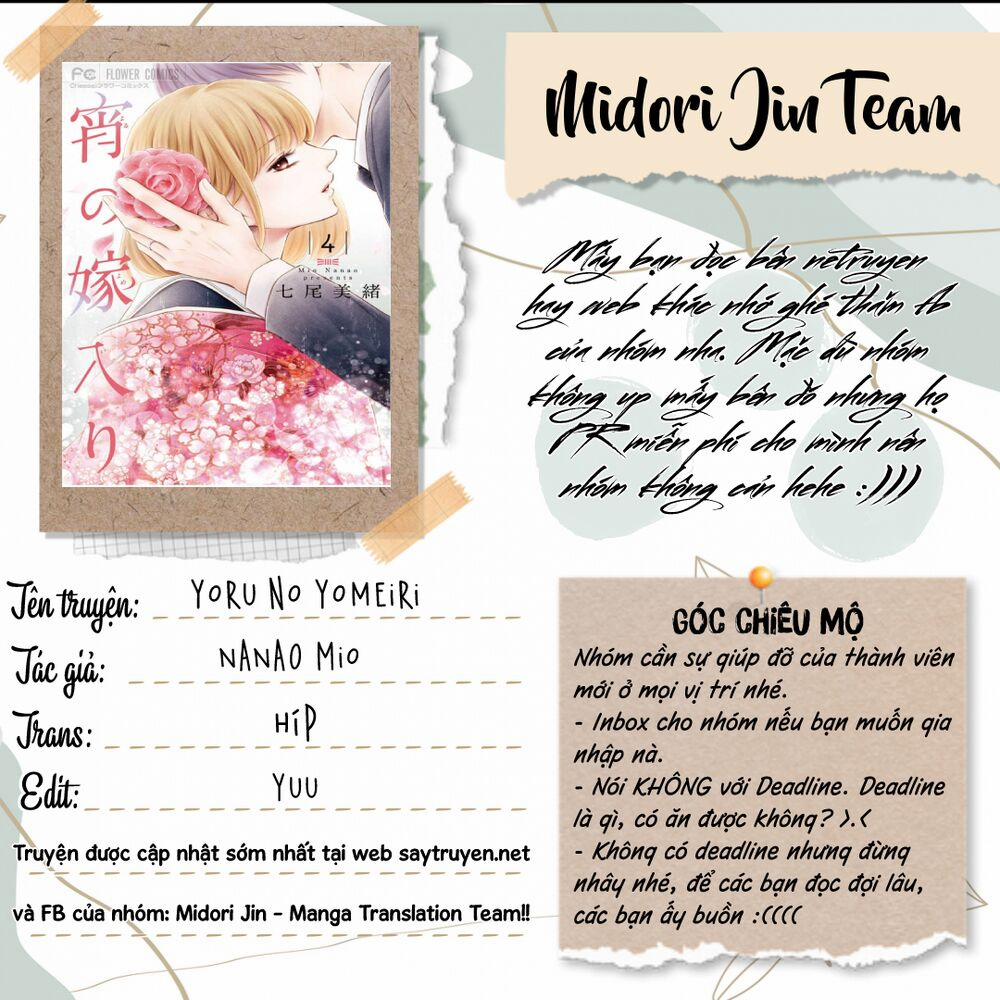 Yoru No Yomeiri 12 trang 2