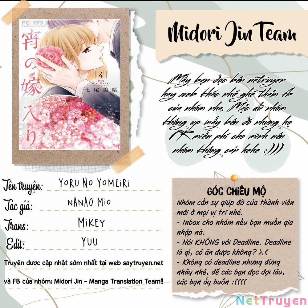 Yoru No Yomeiri 15 trang 2