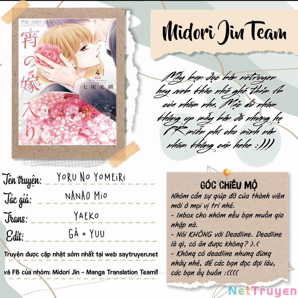 Yoru No Yomeiri 16 trang 2