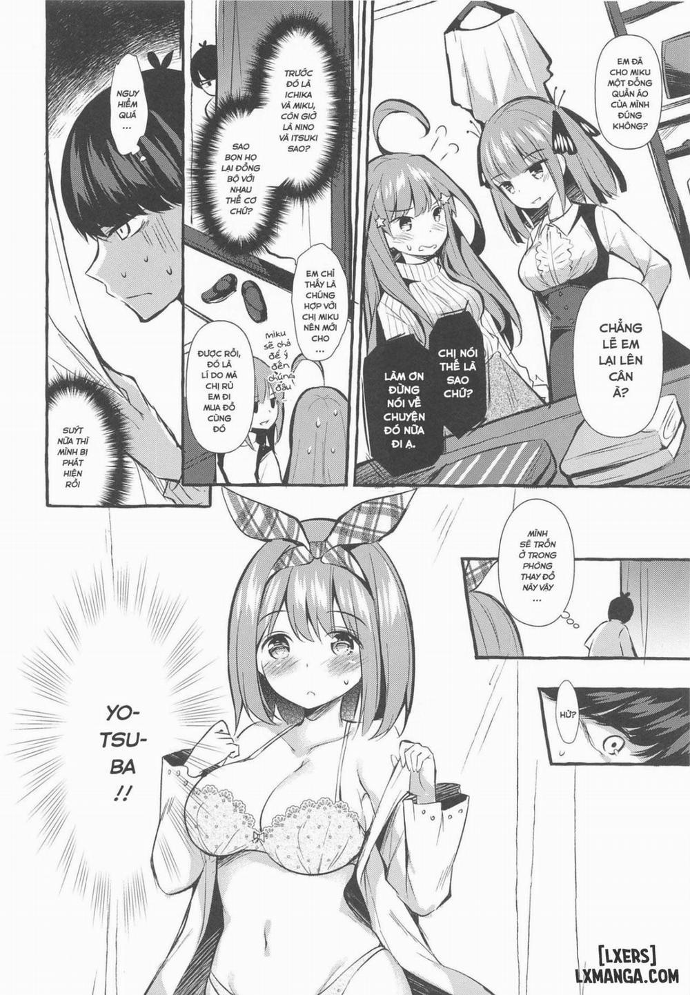 Yotsuba to Shichakushitsu de H Shiyo Oneshot trang 6