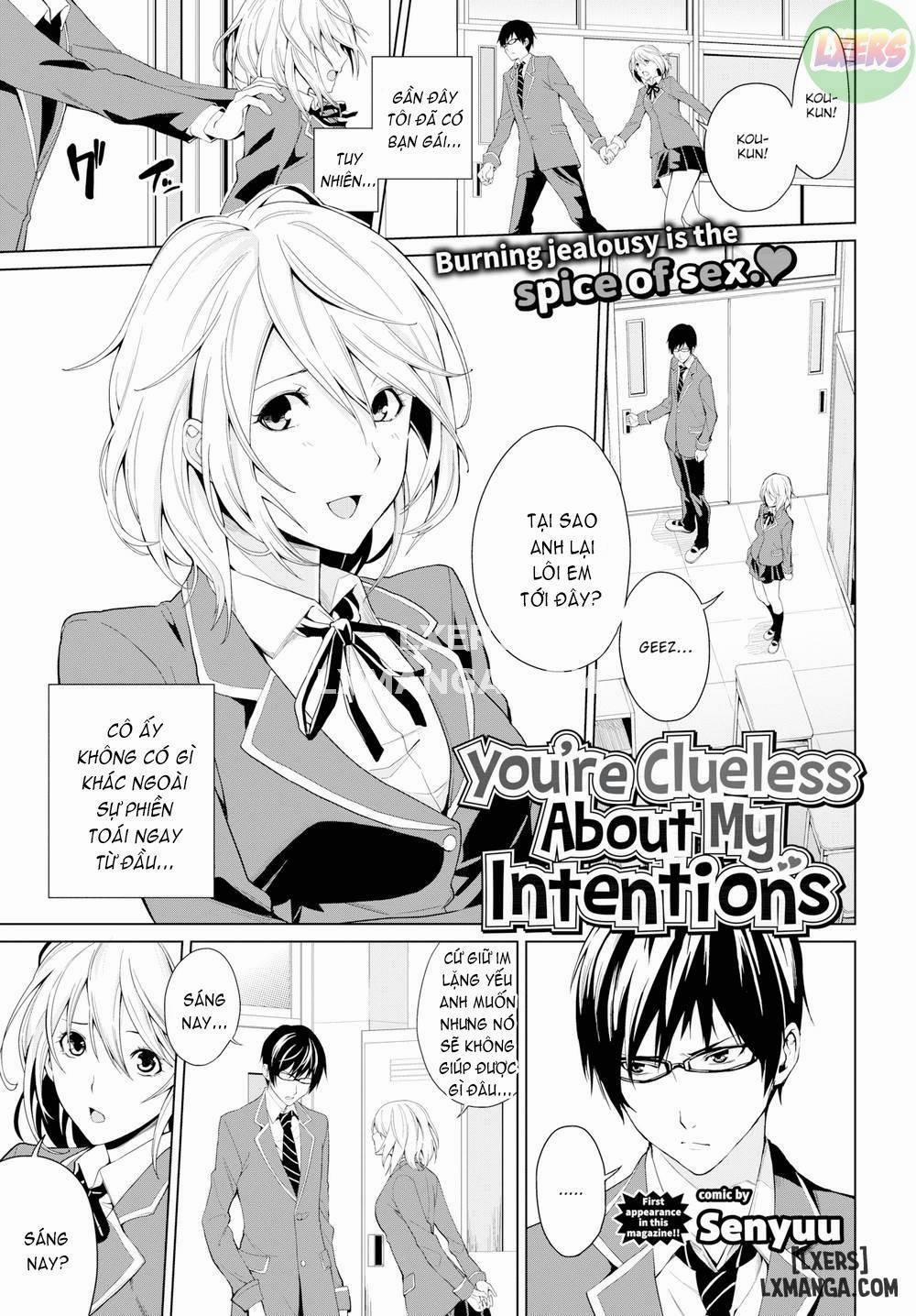 You’re Clueless About My Intentions Oneshot trang 0