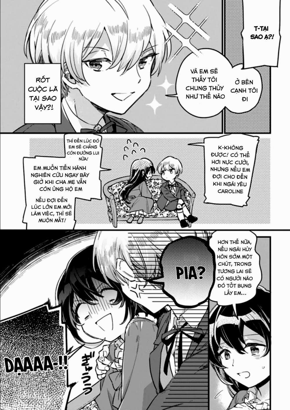 Yowaki Max Reijou Nanoni, Ratsuwan Konyakusha-Sama No Kake Ni Notte Shimatta Even Though 1.4 trang 3