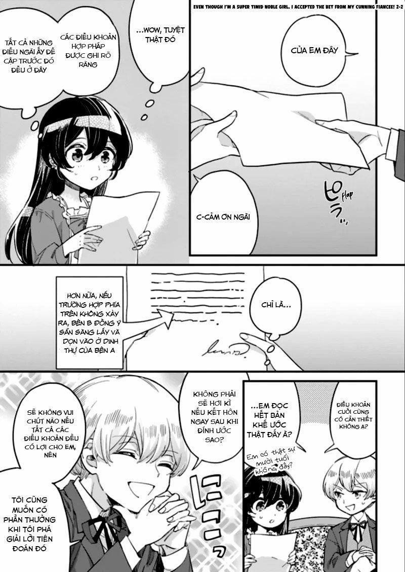 Yowaki Max Reijou Nanoni, Ratsuwan Konyakusha-Sama No Kake Ni Notte Shimatta Even Though 2 trang 4