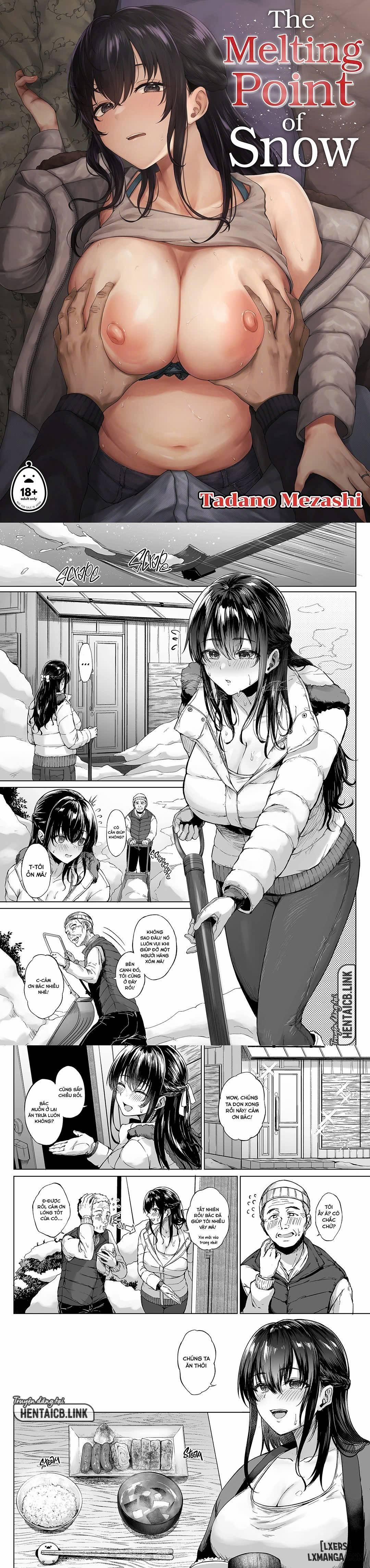 Yukiguni no Younetsu - Hirusagari no Muboubi Hitozuma wo daku Oneshot trang 1