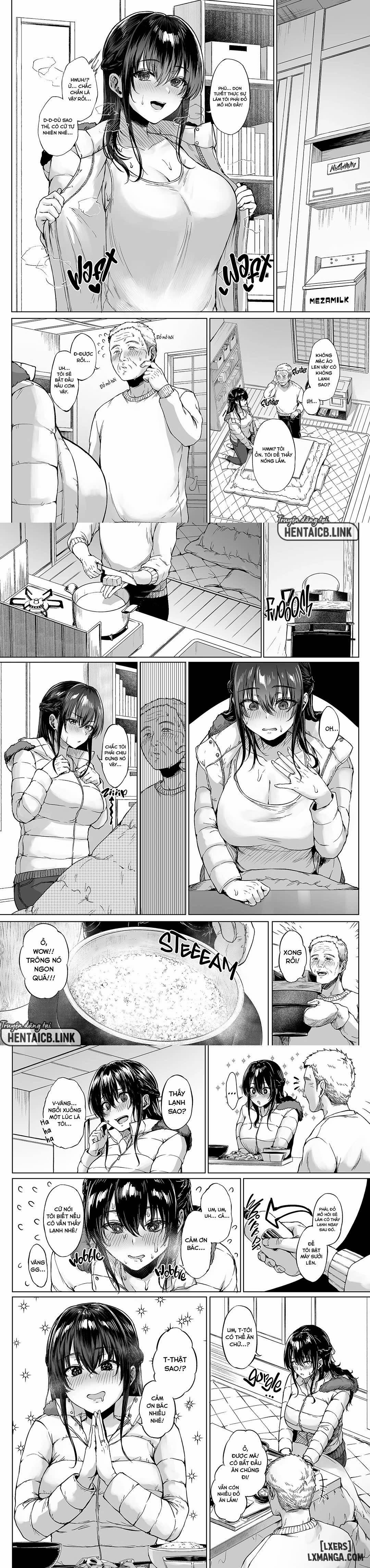 Yukiguni no Younetsu - Hirusagari no Muboubi Hitozuma wo daku Oneshot trang 3