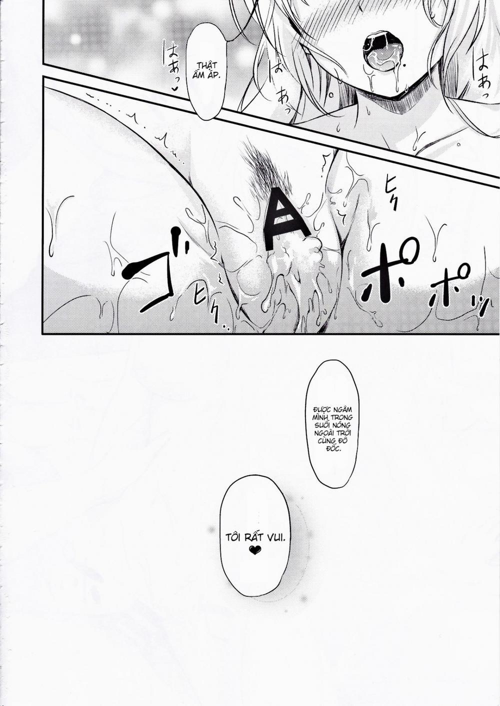 Yuugumo to Futarikiri no Rotenburo Oneshot trang 15