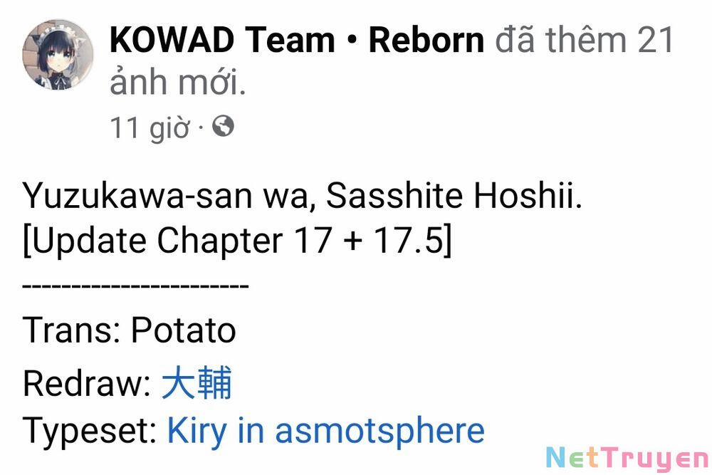 Yuzukawa-San Wa, Sasshite Hoshii 17 trang 0