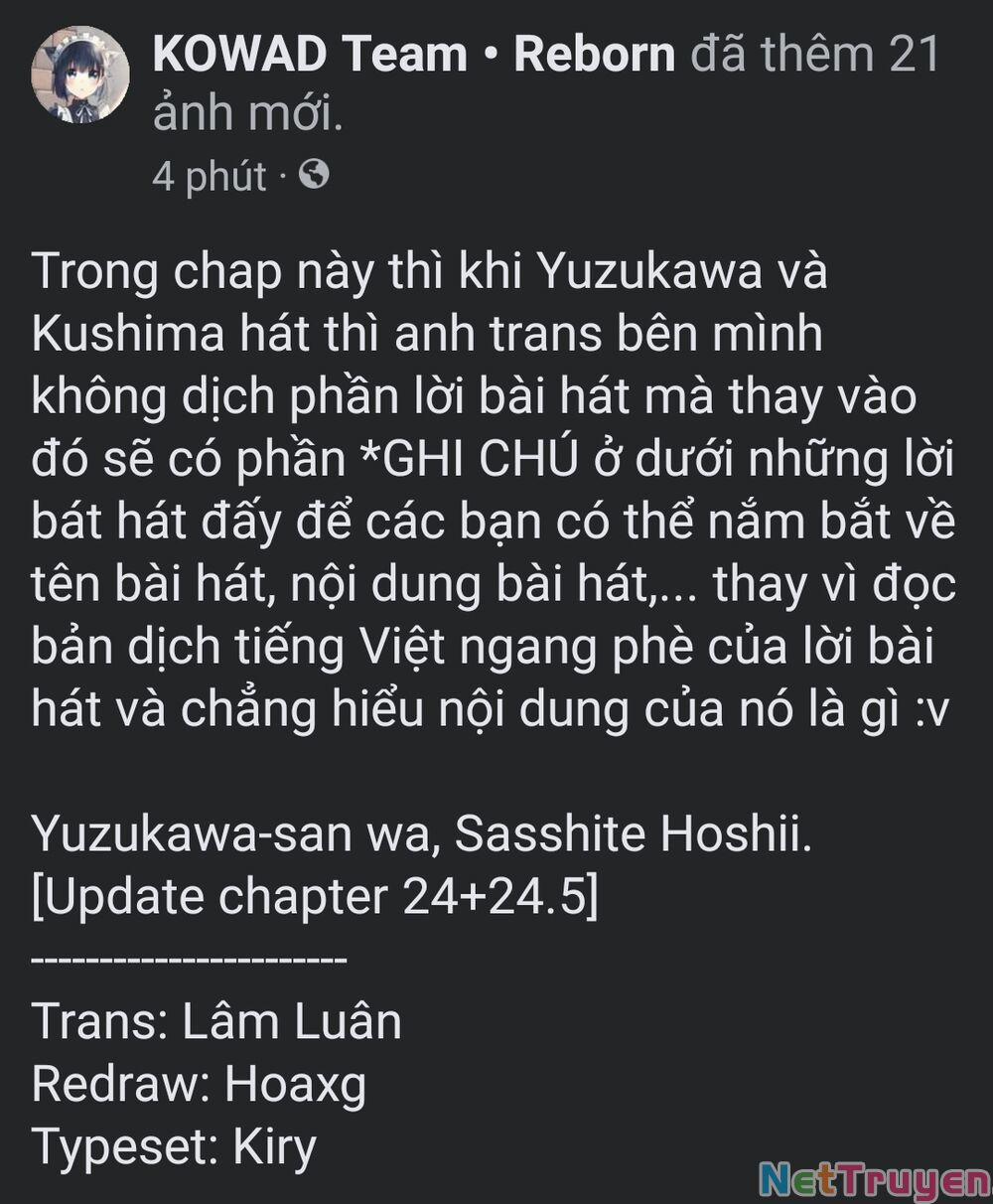 Yuzukawa-San Wa, Sasshite Hoshii 24 trang 0