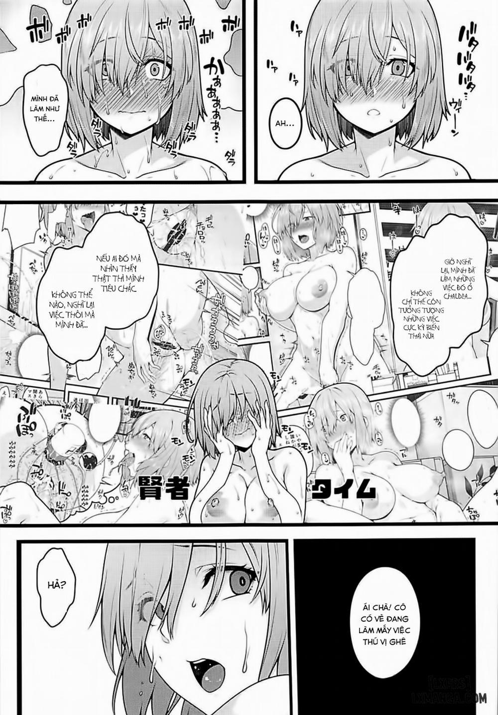 Zenra Roshutsu Haikai Onanie ni Dohamari Shita Hentai Kouhai Mash Kyrielight Oneshot trang 17