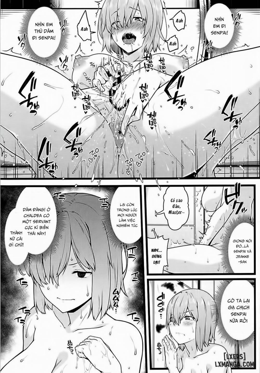 Zenra Roshutsu Haikai Onanie ni Dohamari Shita Hentai Kouhai Mash Kyrielight Oneshot trang 9