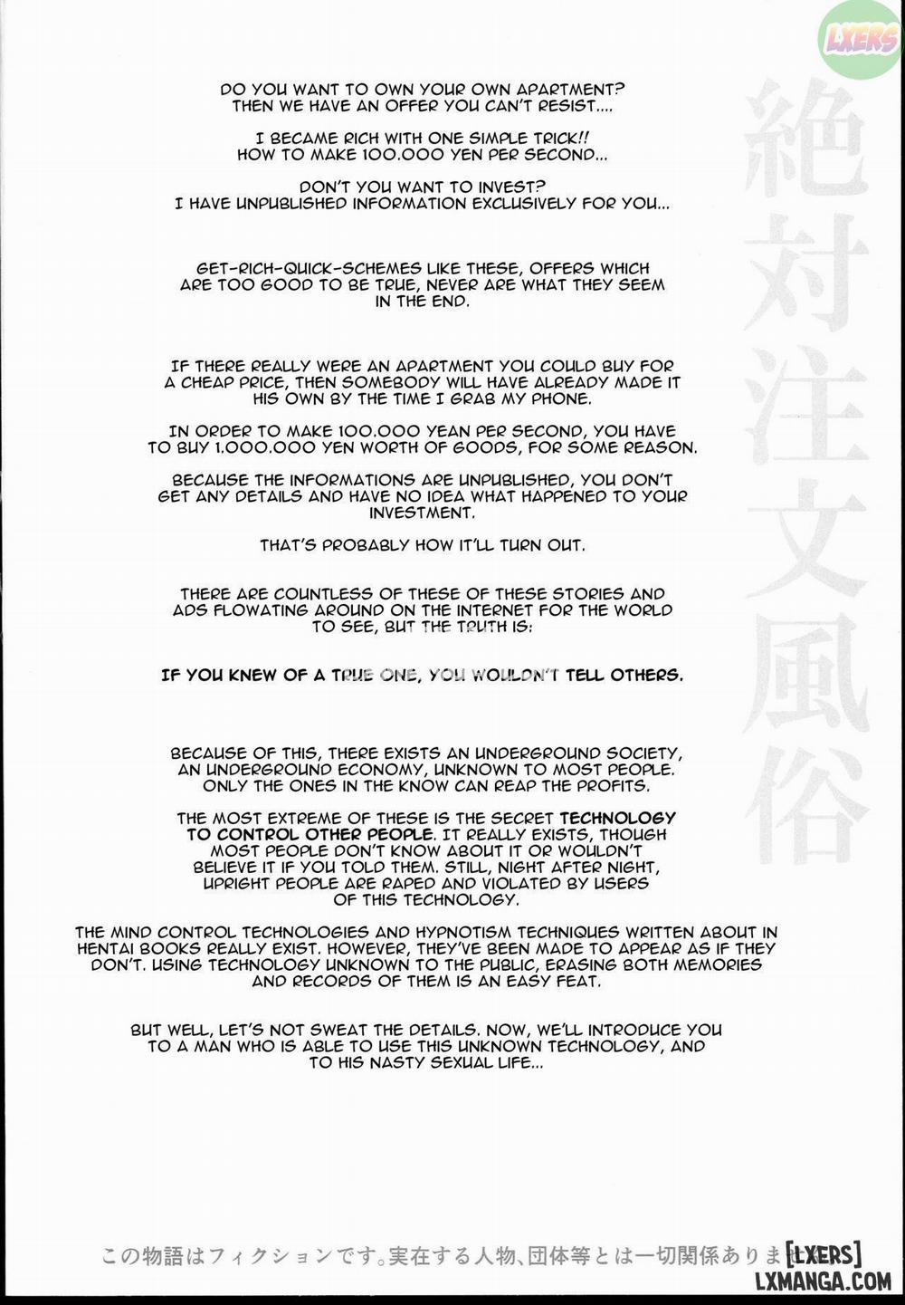 Zettai Chuumon Fuuzoku Oneshot trang 3