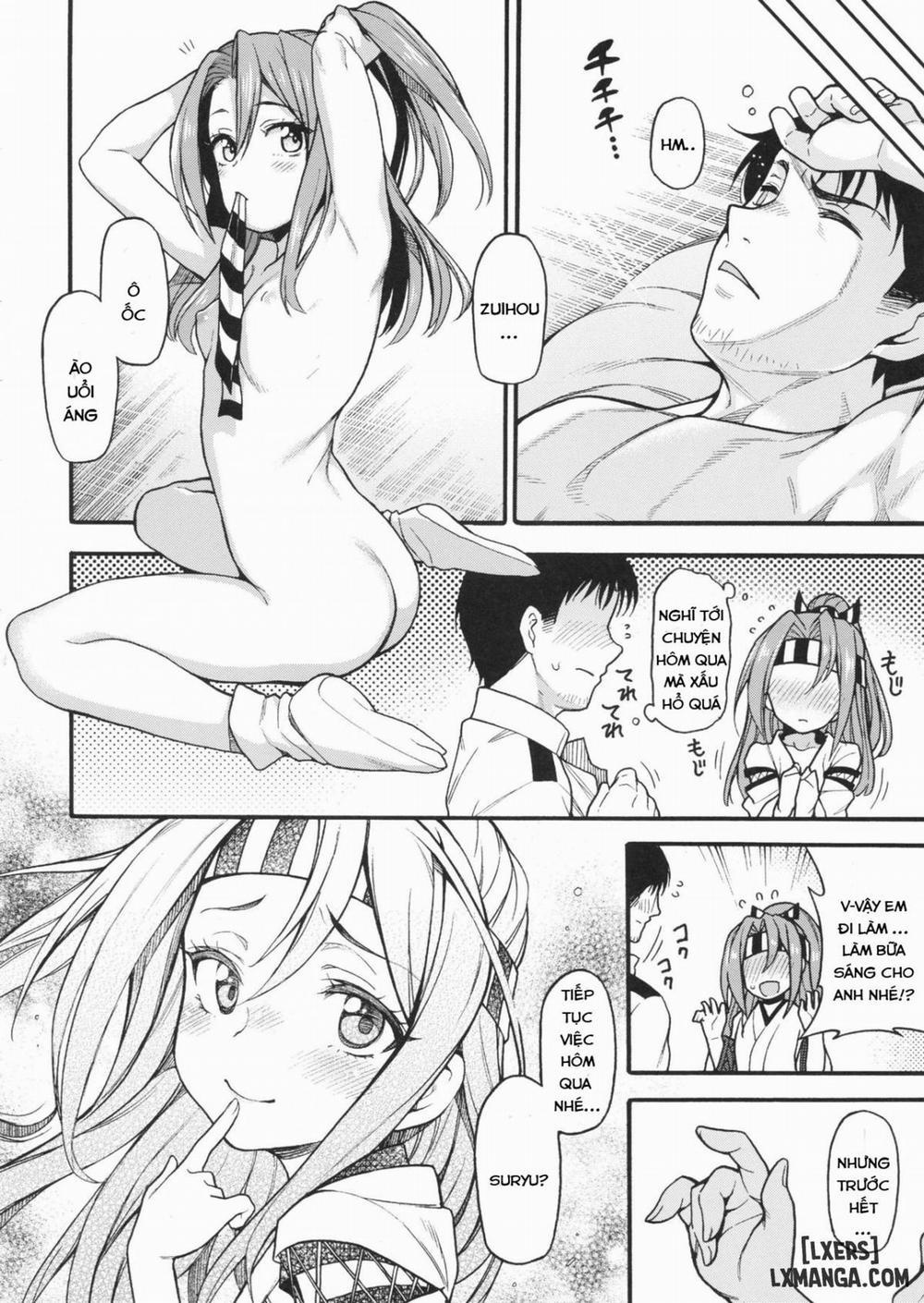 Zuihou to zuho x2 suryu Oneshot trang 14